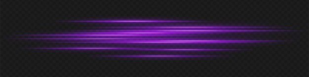 Las rayas de luz horizontal rosada en fondo oscuro crean un efecto de borrón de movimiento rápido que mejora la energía dinámica y la atmósfera de la interfaz digital