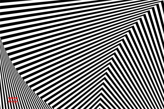 Rayas onduladas abstractas patrón sin costuras onda geométrica