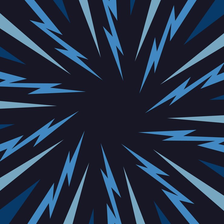 Vector las rayas radiales abstractas de fondo cuadrado