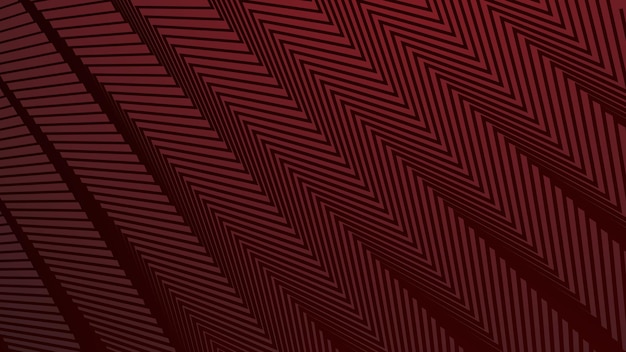 Las rayas rojas oscuras patrón zigzag fondo abstracto