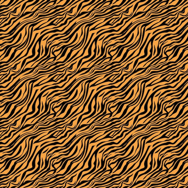 Rayas de sol Amarillo y Negro Zebra Patrón vectorial sin costura