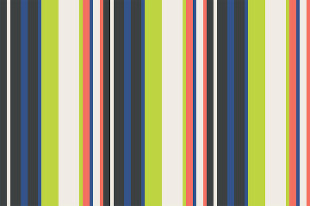 Rayas vector de patrones sin fisuras. Fondo rayado de líneas de colores. Impresión para diseño de interiores y tela.