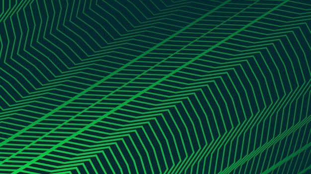 Rayas verdes líneas en zigzag fondo abstracto para el telón de fondo