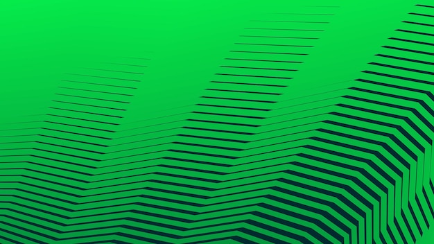 Rayas verdes líneas en zigzag fondo abstracto para el telón de fondo