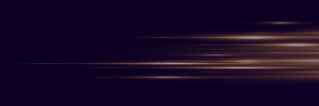 Rayo láser abstracto aislado sobre un fondo negro Ilustración vectorial