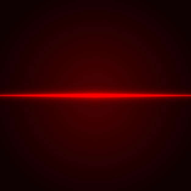 Rayo láser rojo. luz de neón. . | Vector Premium Rayo láser rojo. luz de neón. . | Vector Premium