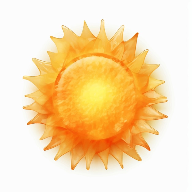 Vector rayo de sol brillo luz del sol calor estallido de sol tiempo amanecer fuego gráfico luz del sol clima quemado dibujo