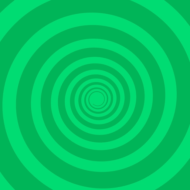 Rayos espirales verdes brillantes de fondo estilo de arte pop de cómics