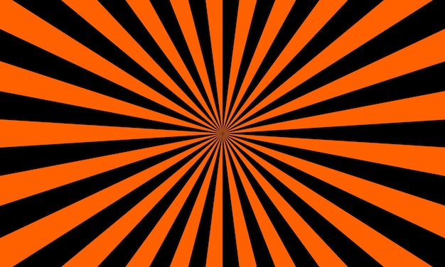 Rayos de fondo en estilo retro Vector