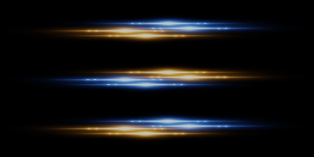 Los rayos láser, los rayos de luz horizontales, los hermosos destellos de luz.