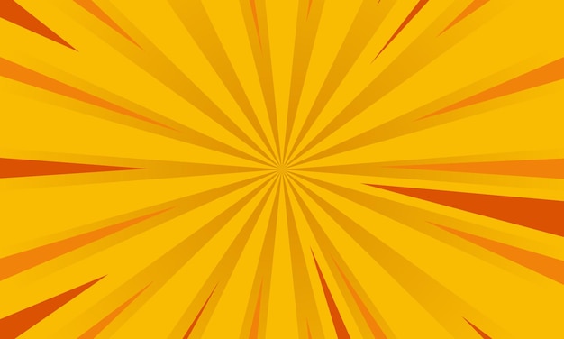 Rayos solares o explosión Boom para cómics Fondo radial Patrón de fondo vectorial cómic