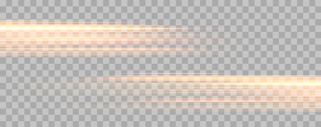 Rayos de velocidad velocidad luz flujo de neón zoom en efecto de movimiento resplandor naranja líneas de velocidad