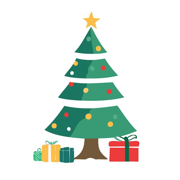 Árbol de Navidad vectorial