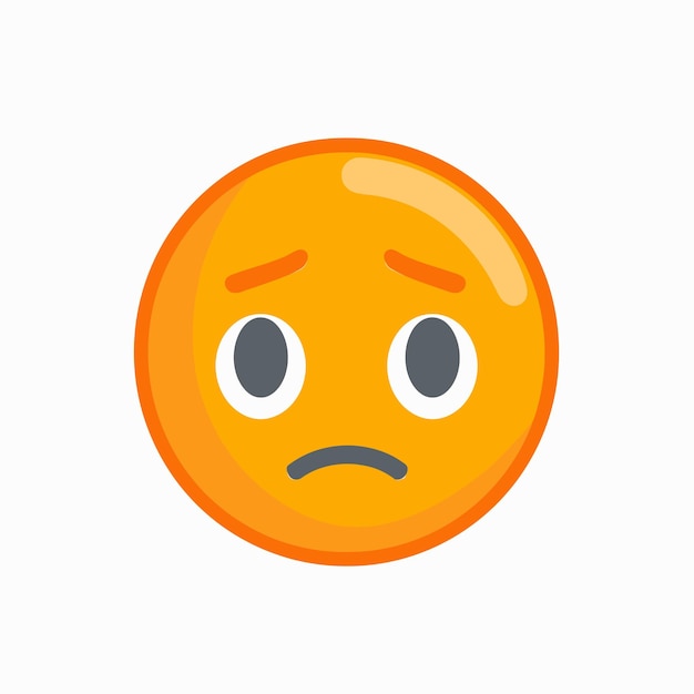 Reacción del emoticon plano