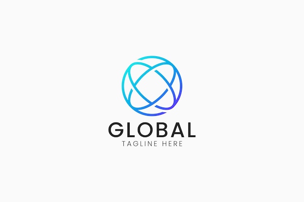 Reach Global Logo Moderno y Profesional Red Internacional de Innovación de Conectividad