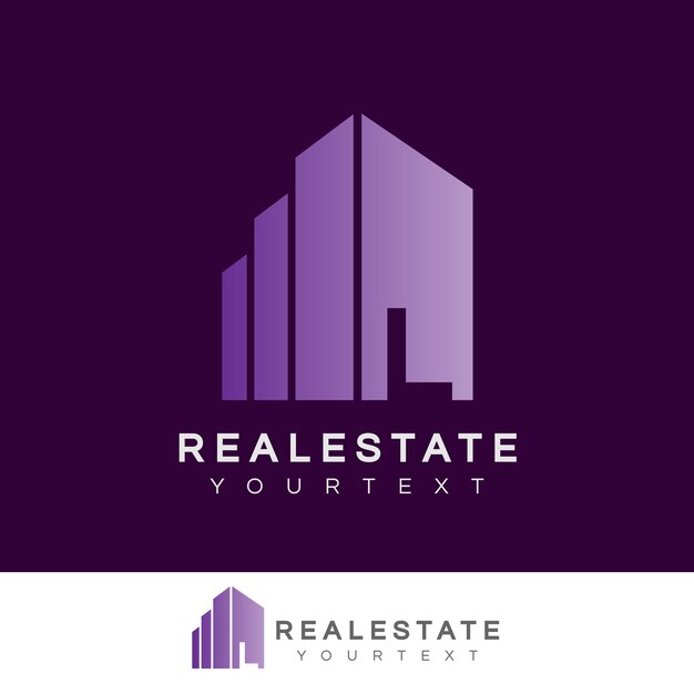 Real Estate initial Letter L Logo design