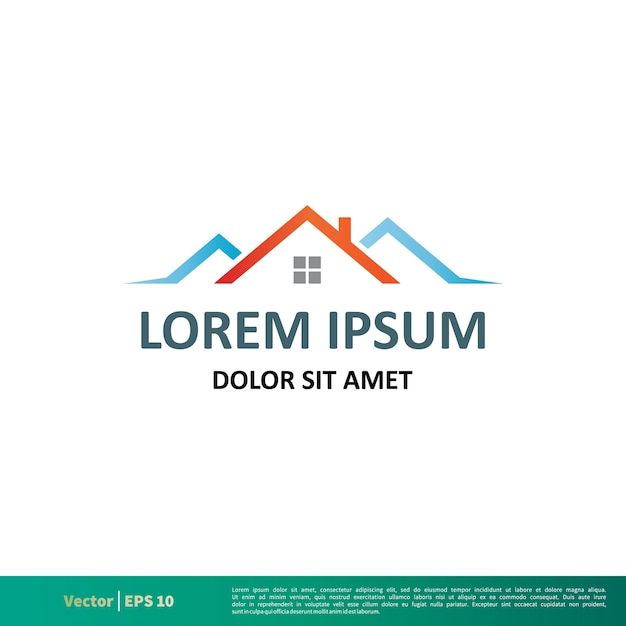Real Estate Logo Vector Template
