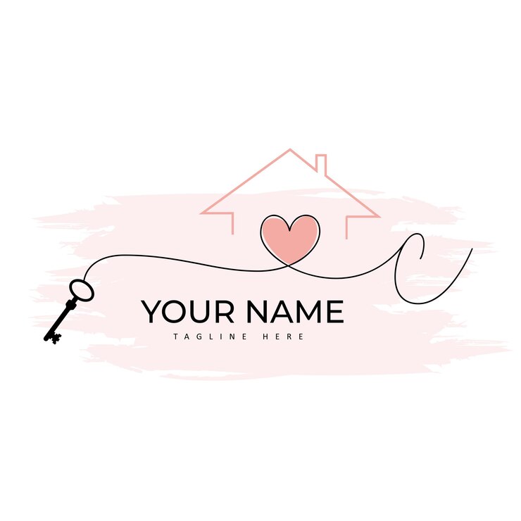 Vector real estate premade logo agente de bienes raíces logo realtor logo clave de bienes raízes logo llave de la casa