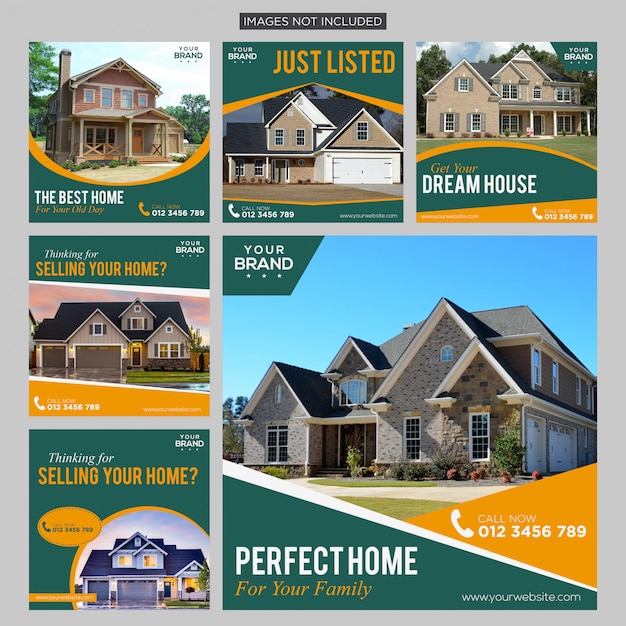 Real estate social media post design.