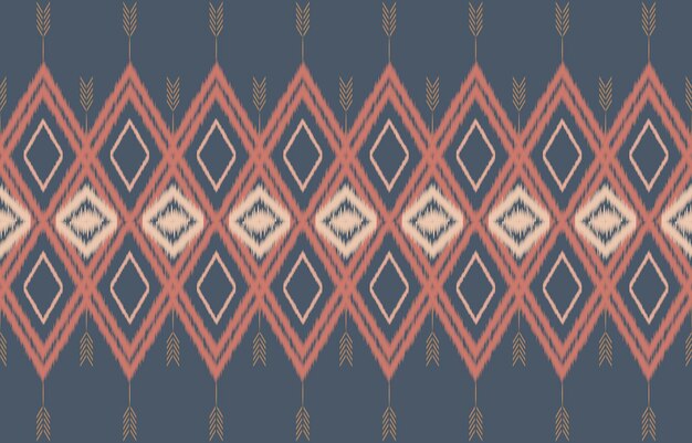 Real lujoso antiguo Ikat patrones Geométrico étnico tribal vintage retro estilo Tela textil