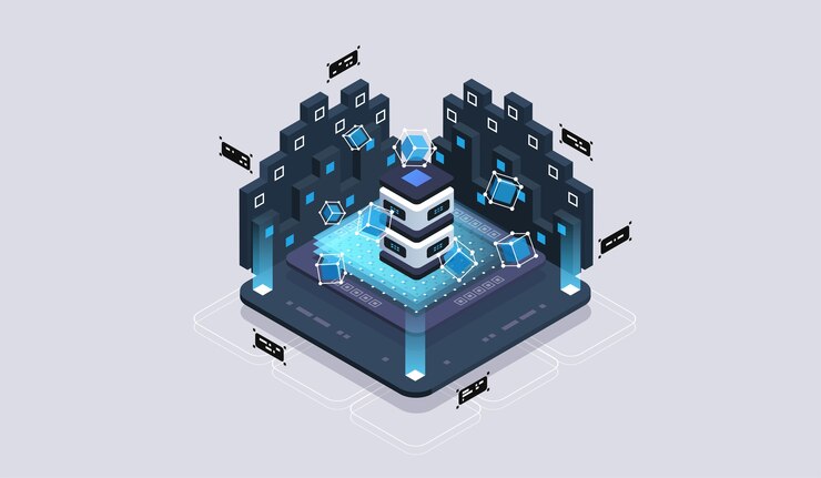 Vector realidad virtual isométrica y desarrollo de software