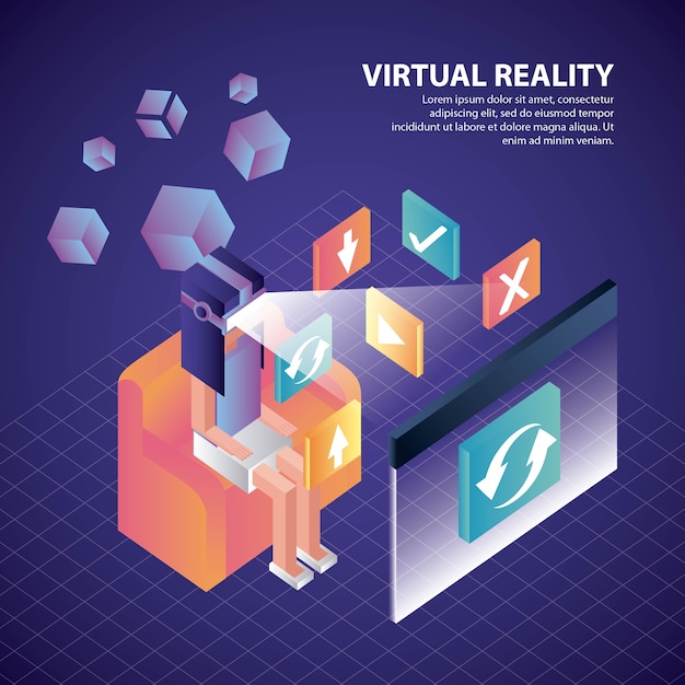 Vector realidad virtual