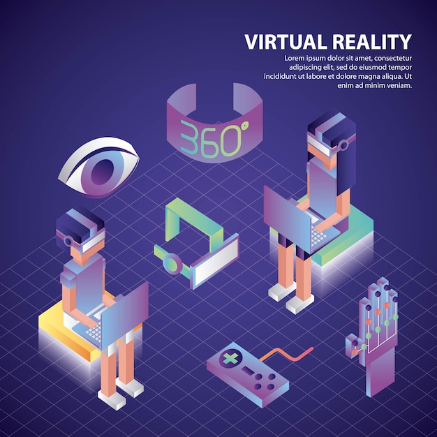 Vector realidad virtual