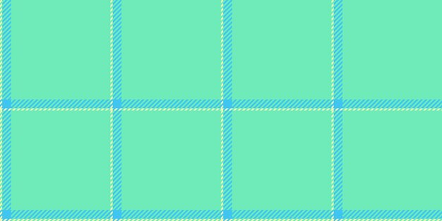 Realista tela a cuadros sin costuras patrón de Acción de Gracias chequeo tartan hermosa textura de fondo vector textil en colores menta y cian