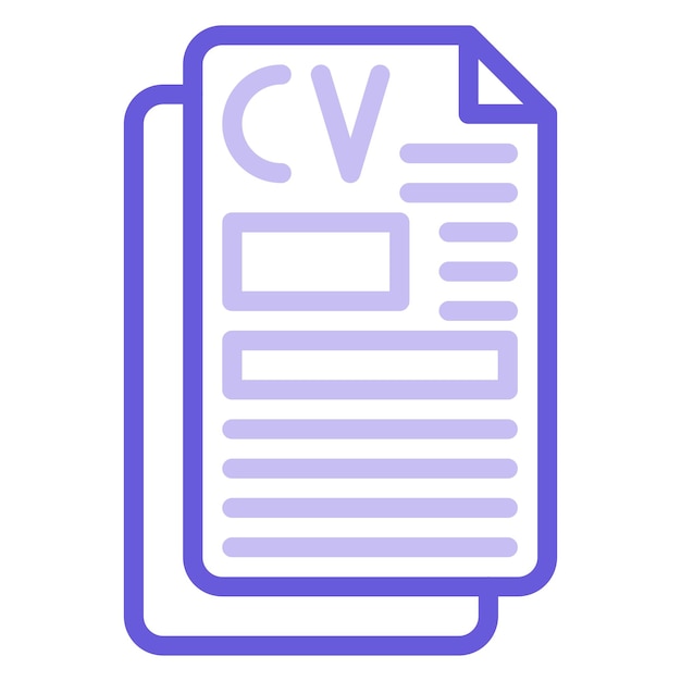 Reanudar la ilustración vectorial