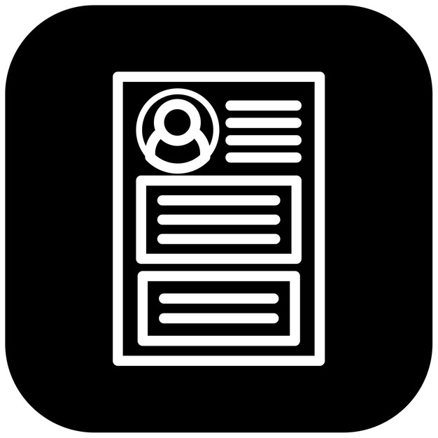 Reanudar la ilustración vectorial