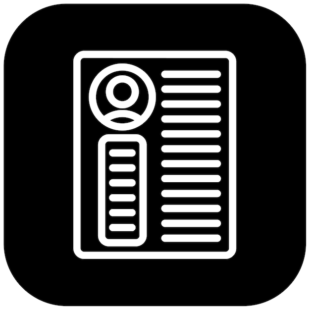 Reanudar la ilustración vectorial
