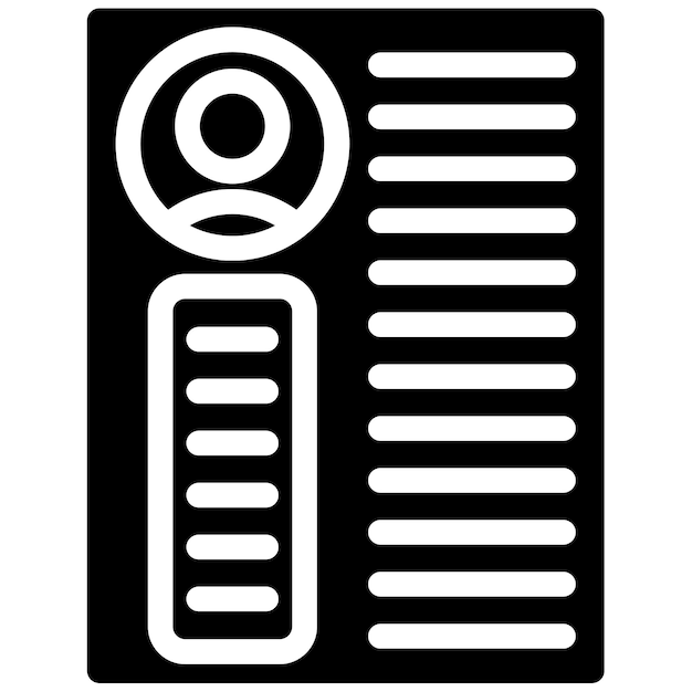 Reanudar la ilustración vectorial