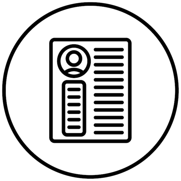 Reanudar la ilustración vectorial