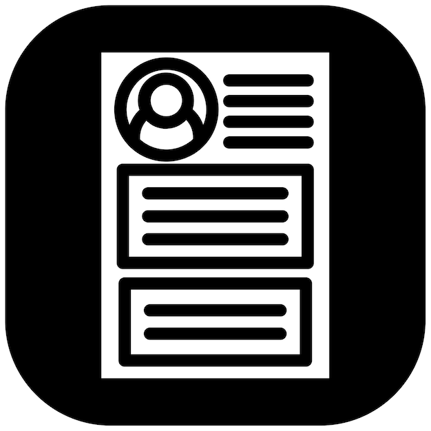 Reanudar la ilustración vectorial