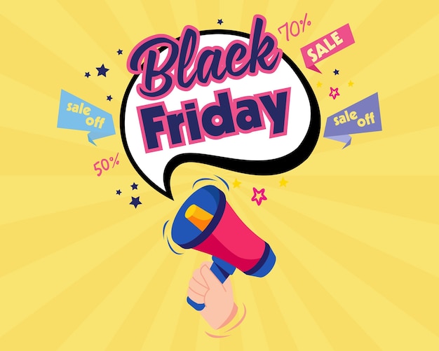 Rebajas de Black Friday de fin de temporada. por tiempo limitado. Diseño de diseño de banner de venta de viernes negro.