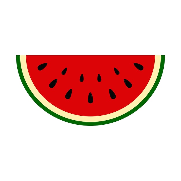 Rebanada de jugosa sandía de verano