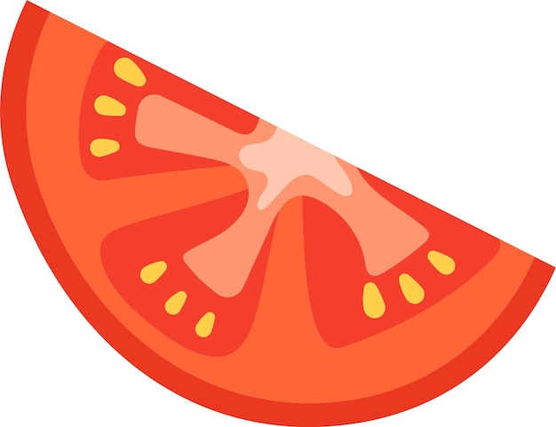 Rebanada De Verduras De Tomate