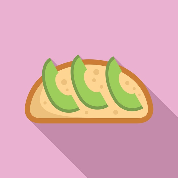 Rebanadas de aguacate sobre tostadas con pan blanco para un desayuno saludable