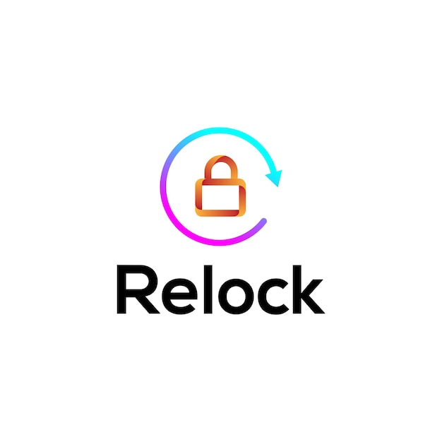 Rebloquear diseño de logotipo moderno