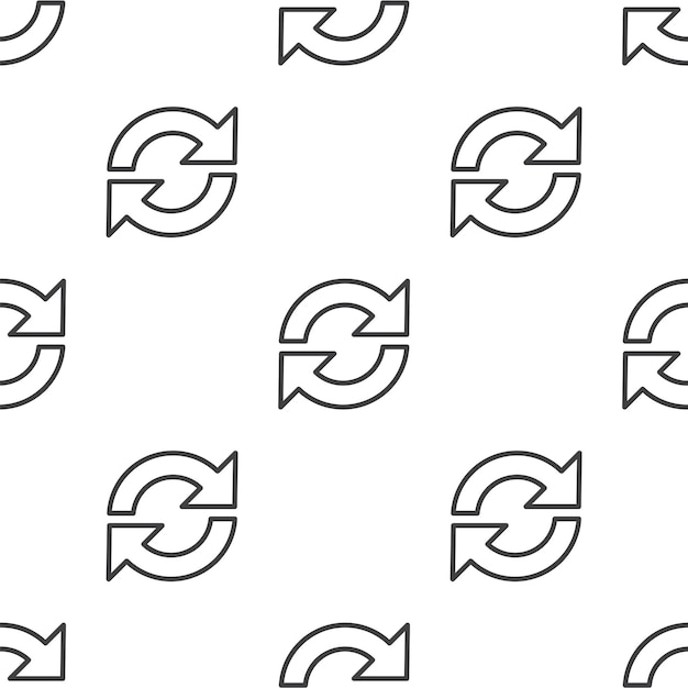 Recargar, patrón transparente de vector, editable se puede utilizar para fondos de páginas web, rellenos de patrón