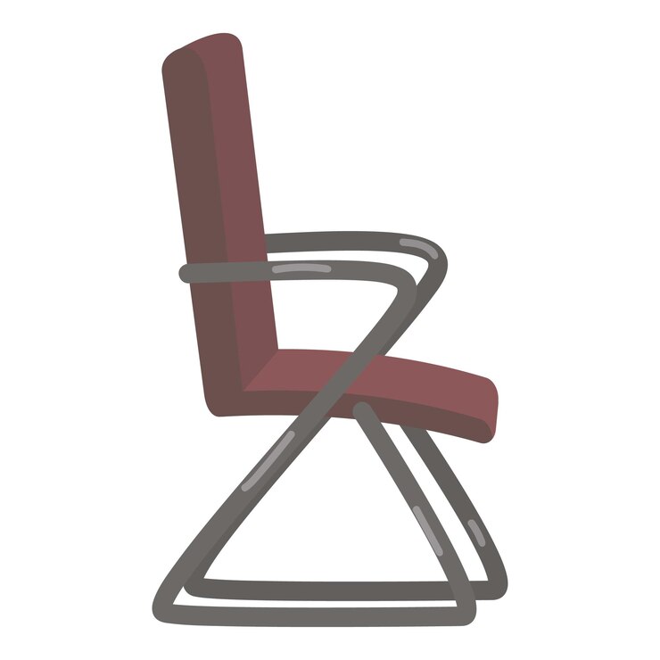 Vector recepción silla icono dibujos animados vector oficina espalda gerente trabajo