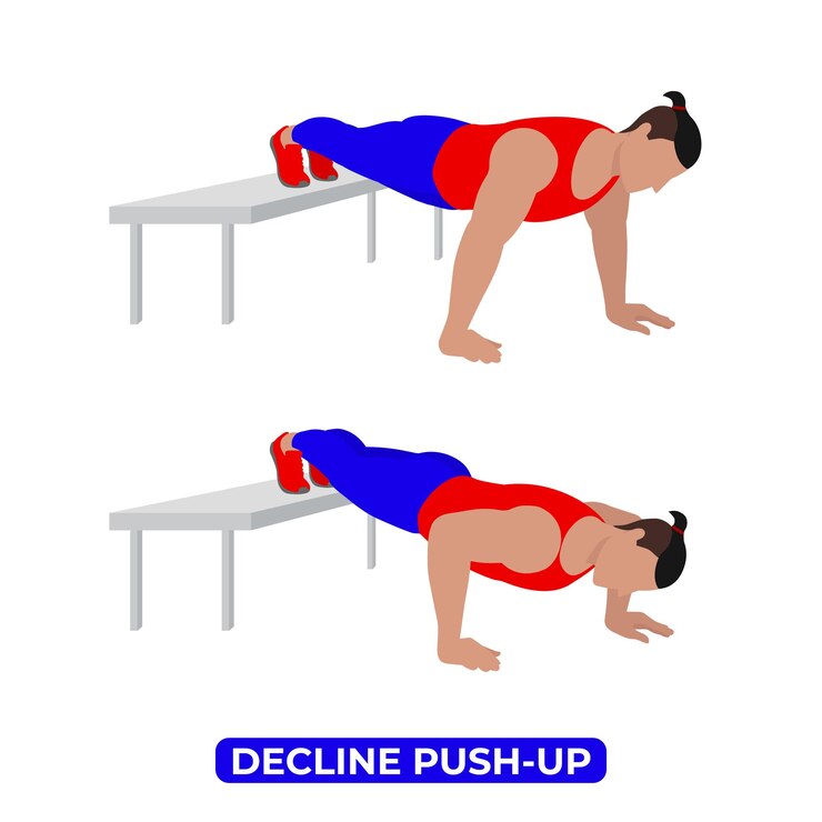Vector rechazar el ejercicio de flexiones para hombres