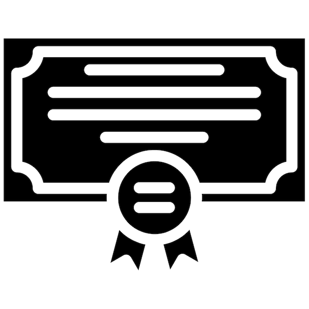 Recibiendo la ilustración vectorial del diploma
