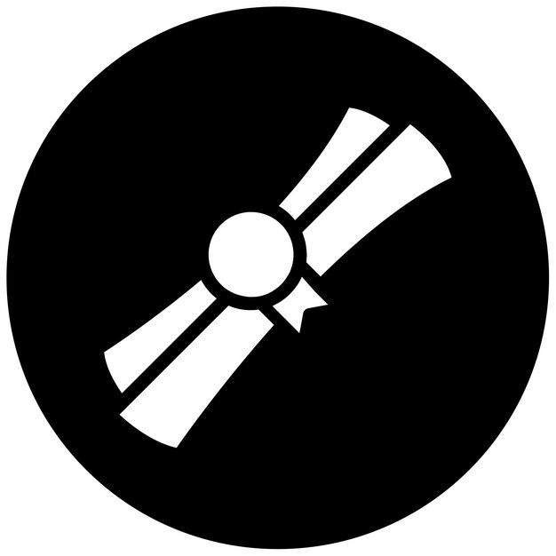 Recibo de la ilustración del vector de grados