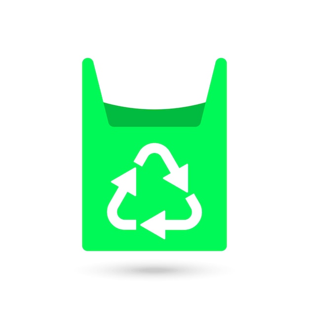 Reciclaje de bolsas de plástico Eco sign