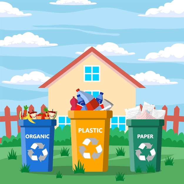 El reciclaje en el hogar