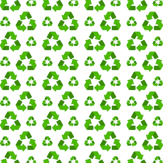Reciclar el diseño de fondo de ilustración vectorial de patrón repetitivo multicolor de moda ideal