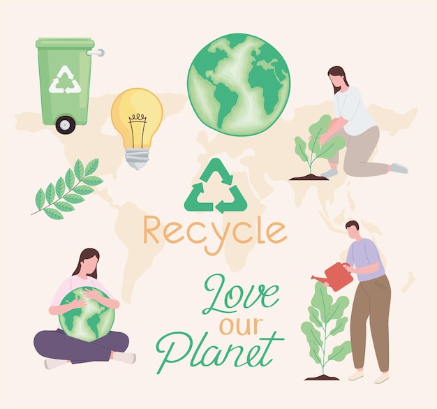 Reciclar grupo de iconos