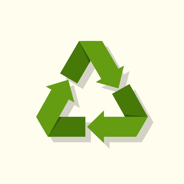 Reciclar icono símbolo ecología logo