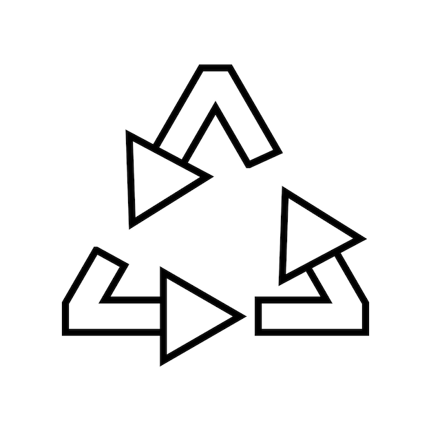 Reciclar vector icono